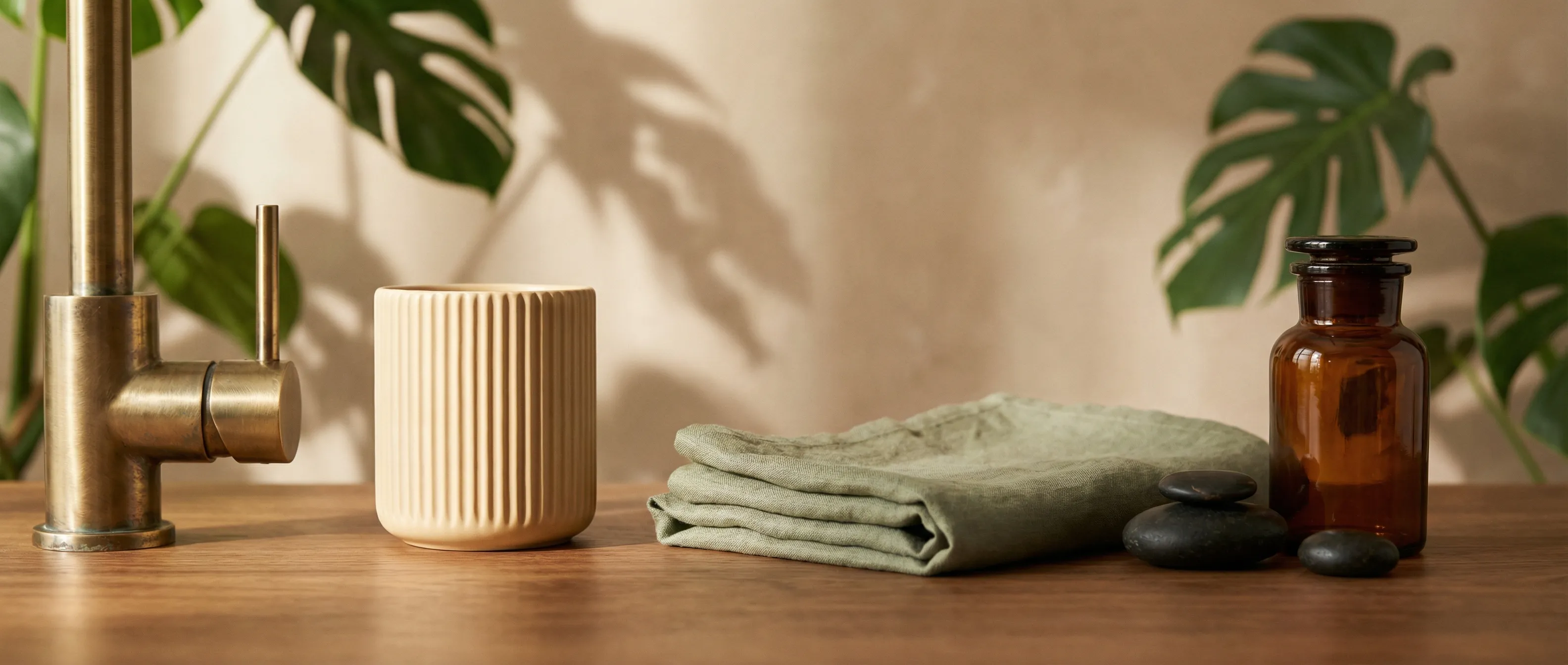 RINOVA Longevity recovery suite with integrated wellness equipment and earthy finishes